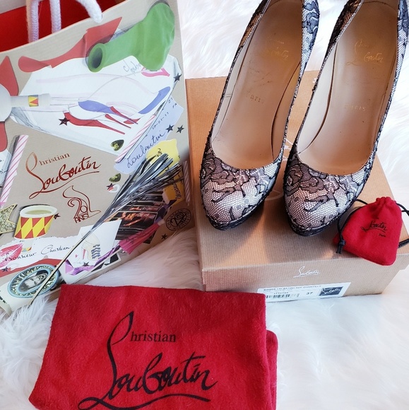 Christian Louboutin Shoes - 💯 Christian Louboutin Bianca 140 - Lace